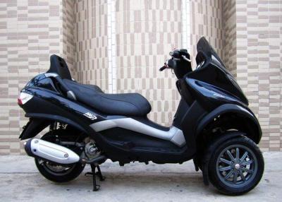 China 250cc Black Tri Wheel Motorcycle With Windshield Rear Box / CVT Transmission for sale