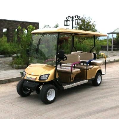 China 6 Persons 4000w Electric Golf Carts 6V 180AH X 8 Maintenance Free Off Road Golf Carts for sale