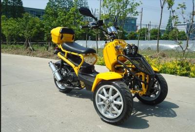 Κίνα Οριζόντια μοτοσικλέτα 50cc 3 μηχανικό δίκυκλο 4 ροδών τύπων τρι Trike ροδών κτύπημα προς πώληση