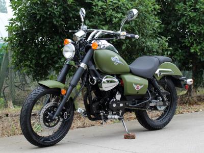China Army Green 250cc Bobber Chopper 90 Km / H Low Oil Consumption With 5 Manual Transmission for sale