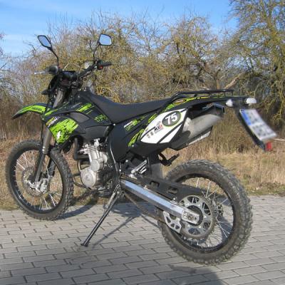 China Shineray 12kw 4 Stroke 250cc Supermoto Dirt Bike Motorcycle 80km/H for sale