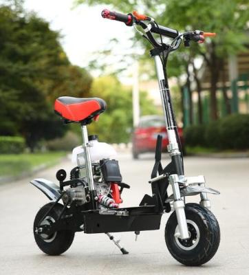 China 49cc 4 Stroke Mini Motor Scooter High Tensile Steel With 10 Inch Pneumatic Tyre for sale