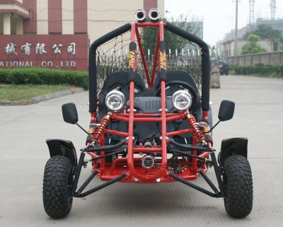 China 110cc Air Cooled CDI Electirc Start Single Seat Go Kart Tray Brake 12V 6.5AH Battery for sale