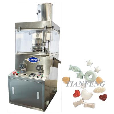 Chine Milk Mint Candy Pill Rotary Tablet Press Machine Mothball Tablet Compression Machine à vendre