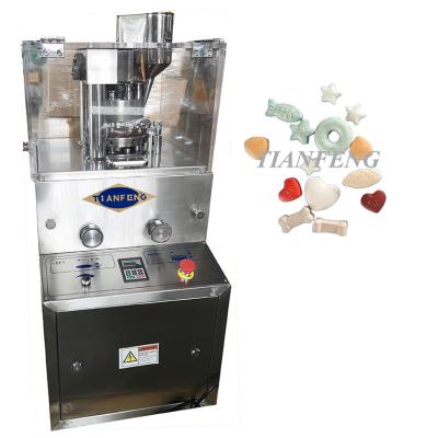 China Rotary Salt Tablet Press Machine Candy Tablet Press For Laboratory for sale