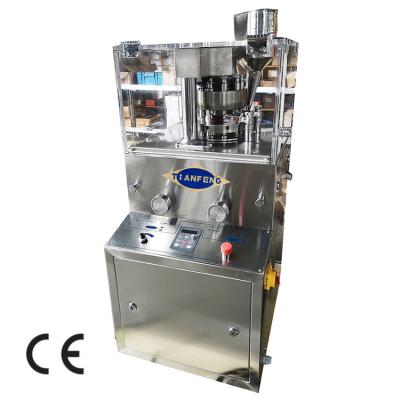 China GMP Mini Rotary 20mm Diameter Pills Automatic Tablet Making Machine Single Station for sale
