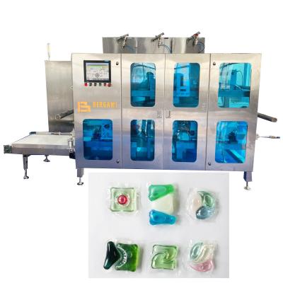 China 300 600 Pods Minute Film Sealing Cutting Producing Pod Filling Machine for sale