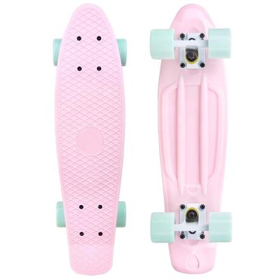 China 22inch Penny Complete Skateboards Macaroon Color Pink Deck For Beginners Girls for sale