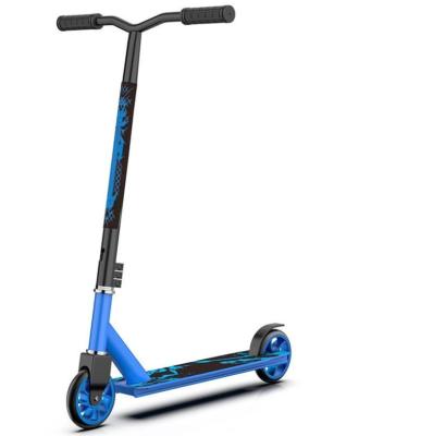China Metal Aluminum Trick Stunt Scooter For Adults Blue for sale