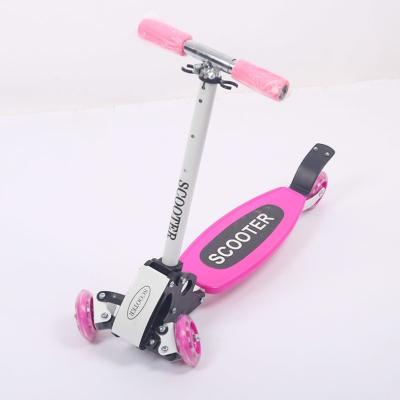 China 4 Wheel Skate Kick Scooter Adjustable Height Lean To Steer For Toddlers Girls Boys for sale
