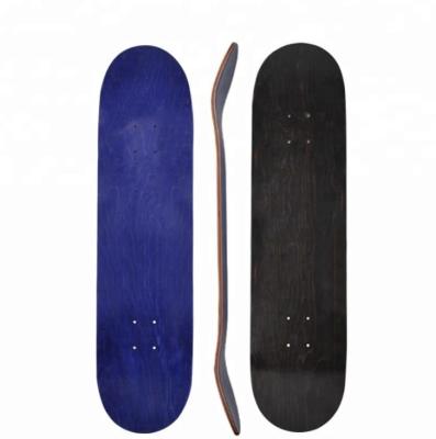 China 31inch Blue Blank Skateboard Decks OEM 7ply North Maple for sale