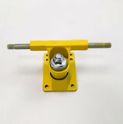 China 3.25inch Yellow Painting Aluminium Skateboard Trucks For Penny Board for sale