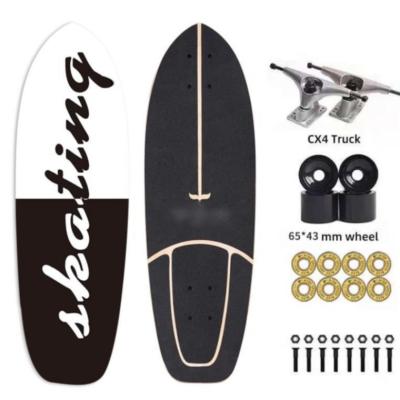 China 8ply Maple Land Surfing Longboard With Cx4 Aluminum Truck Cruisers Skate for sale
