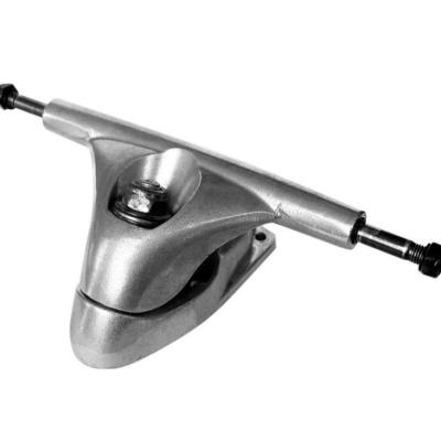 China Professional 6.25 Inch Polished cool skateboard trucks Aluminum Silver White for sale