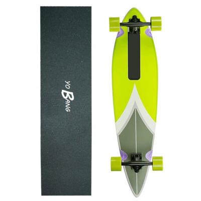 China Factory 40inch Professional Longboard Deck Skateboard Pintail Longboard With Canadian Maple for sale