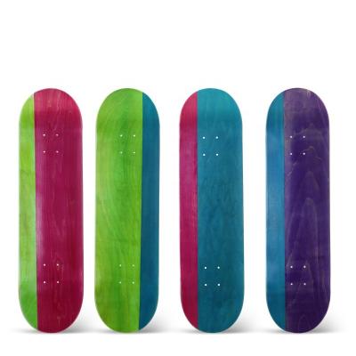 China 31inch Blank Skateboard Decks Double Kick Painting Type for sale