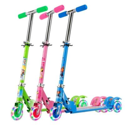 China Kids Three Wheels Skate Kick Scooter With Flashing PU Wheels For Age 6-12 for sale