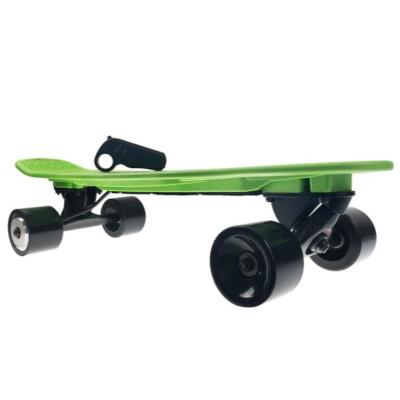 China 27inch Fish Shape Plastic Electric Skateboard With Remote Control Single Drive for sale