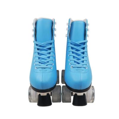 China Outdoor Roller Skates Double Row 4 Wheels With Aluminum Truck for sale