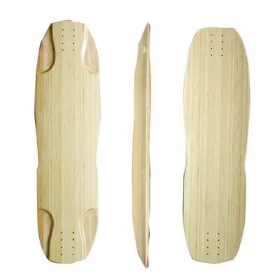 Chine Plate-formes en bambou de planche à roulettes de longboard de blanc de YOBANG 41inch pour les joueurs professionnels à vendre