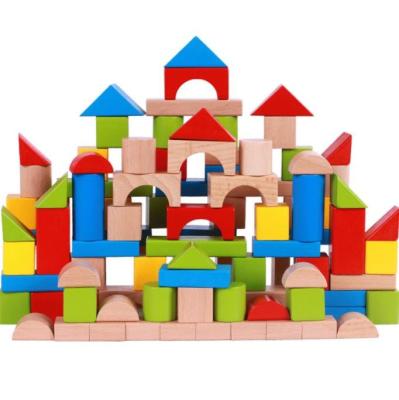 China wooden toys wholesale train set blocks play kitchen food wood puzzle Educational Toys for sale