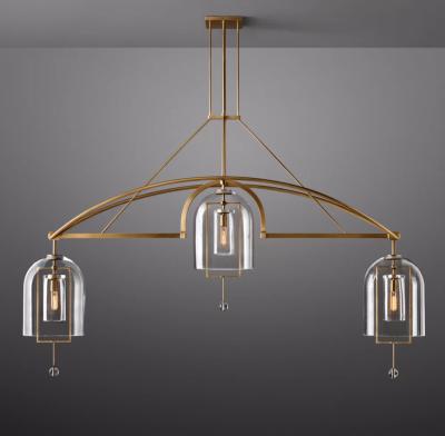 China Luxurious RH Chandelier Fulcrum Linear Chandelier For Dining Room for sale