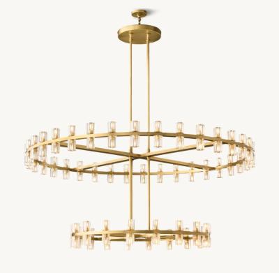 China Arcachon LED Round Two Tier Chandelier 60'' for sale