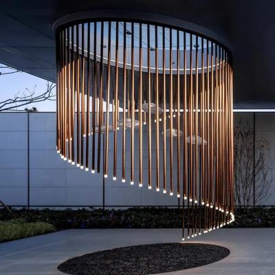 China Luz de LED Gran techo alto Hotel Lobby Lustrero 110V a 240V en venta