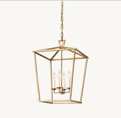 China Dimmable Cylinder Shape Metal 19th C English Openwork Pendant Light for sale
