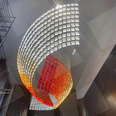 China 110-240V Hotel Lobby Kronleuchter Moderne Kristall große Kronleuchter zu verkaufen