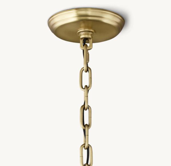Quality Ceiling Installation Farmhouse Brass Ceiling Chandelier For Incandescent Bulb for sale