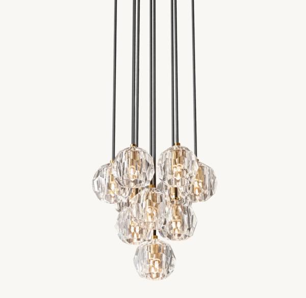 Quality 60 Watts Foyer Light Fixtures High Ceiling Dining Table Chandelier Modern for sale