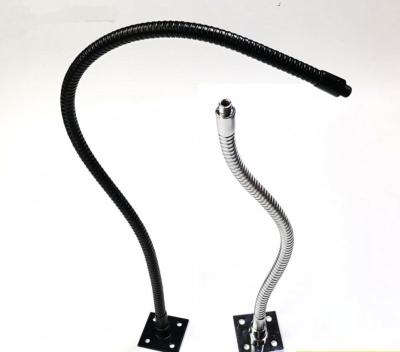 China Soporte de lámpara flexible de cuello de cisne Led de 10 mm M10 M8 Soporte de cámara web de cuello de cisne en venta