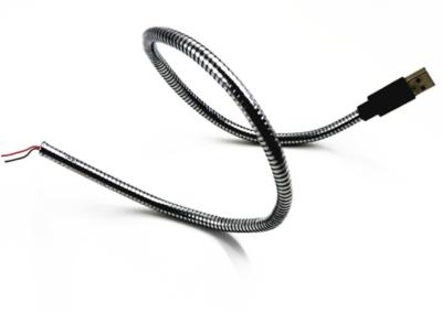 China Pohli bate el tenedor flexible del cable del teléfono celular de la tubería del cuello de cisne de Chrome 28m m en venta