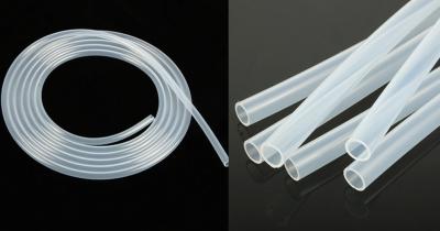 China Tubo de silicona flexible suave XS-40 Tubo de caucho transparente FDA LFGB en venta