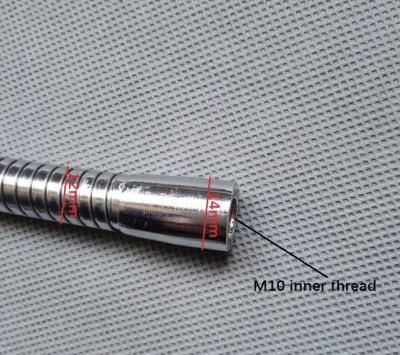 China 12mm Gooseneck Led Flexible Gooseneck Microphone Holder Stand DIY M10 for sale