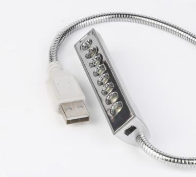Chine Ordinateur portable flexible de PC de col de cygne de lumière micro d'USB 8 a mené la lumière de livre RoHS à vendre