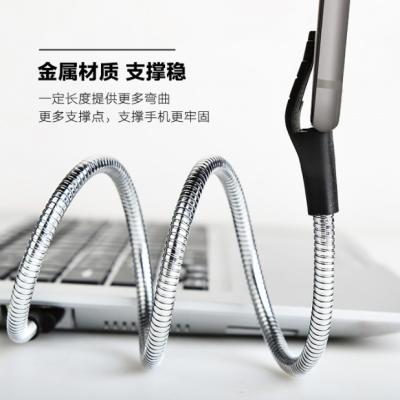 China Suporte para celular de 55 cm com suporte de montagem mais carregador de pescoço de ganso flexível 86g à venda