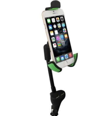 China 3 Inches Flexible Gooseneck Pipe Car Smartphone Mount Holder FCC for sale