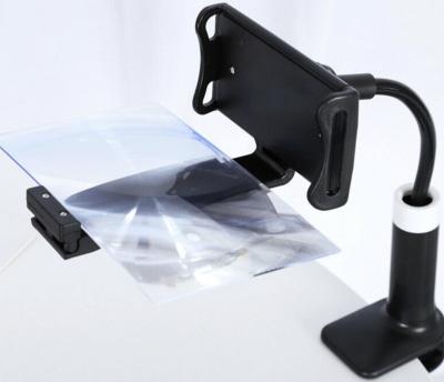 China Soporte de teléfono de cuello de cisne de 8 pulgadas soporte de montaje perezoso amplificador soporte de escritorio 500g en venta