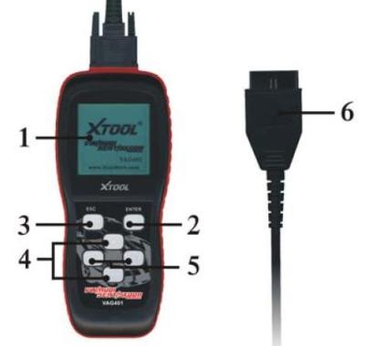 China Professional 401 Diagnositc Tool , OBDII Code Scanner for VW , AUDI , SEAT , SKODA for sale