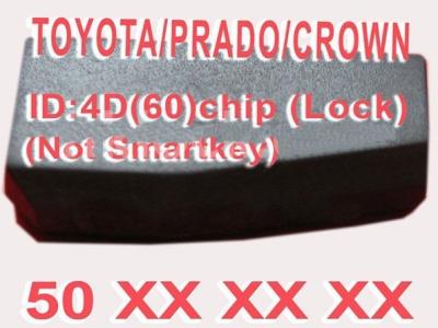 China Toyota / Prado / Crown 4D60 Duplicable Chip 50xxx Car Key Transponder Chip for sale