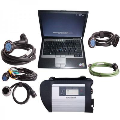 China V2020 el MB SD conecta la herramienta de diagnóstico de Mercedes del acuerdo 4 con la programación off-line de la ayuda del ordenador portátil de DELL D630 en venta