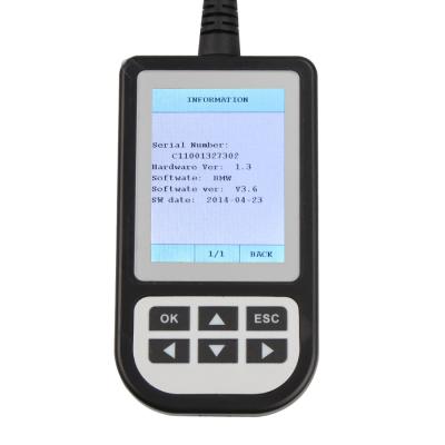 China Professional C100 Creator OBDII Code Scanner supports BMW Between 2000 to 2013 years. for sale