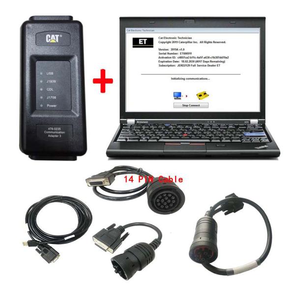 Quality CAT Caterpillar ET3 Truck Diagnostic Tool Plus Lenovo X220 Laptop for sale