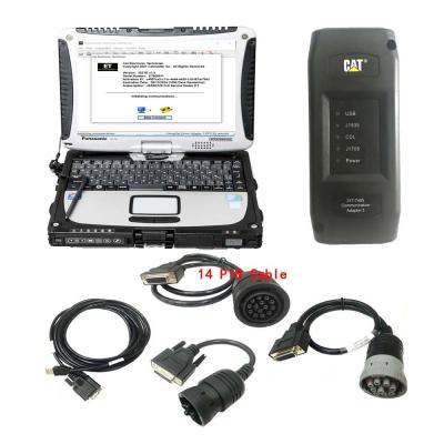 China CAT Caterpillar ET3 Wireless Diagnostic Adapter With Panasonic CF19 Software Re-installed for sale