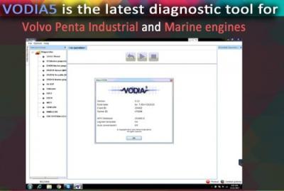 China Software de diagnóstico auto VODIA5 para  Penta industrial e infante de marina 1 año de garantía en venta