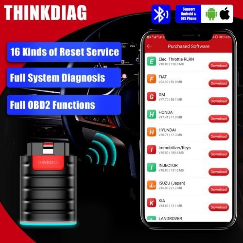 Quality Launch THINKCAR Thinkdiag Full System OBD2 Diagnostic Tool for sale