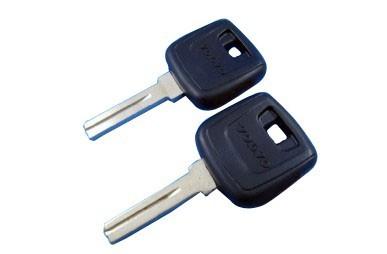 China  Transponder Key Shell With Id48 Chip, Plastic Car Key Blanks for sale