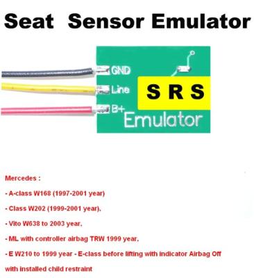 China SRS6 Mercedes Seat Sensor Emulator , Car Repair Troubleshooting for Mercedes Benz for sale